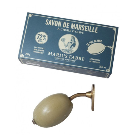 SAVON DE MARSEILLE À FIXER AU MUR - 290g